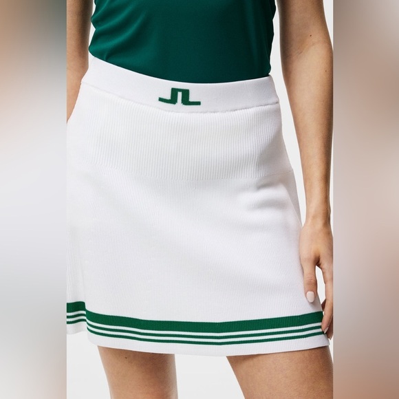 J. Lindeberg FRIDA STRIPE KNITTED SKIRT - Picture 4 of 9